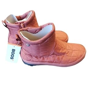 Bogs Snowday II Waterproof Booties Paprika Womens NEW